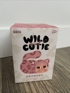 Pop Mart Wild But Cutie Crybaby Plush - Denim Cutie